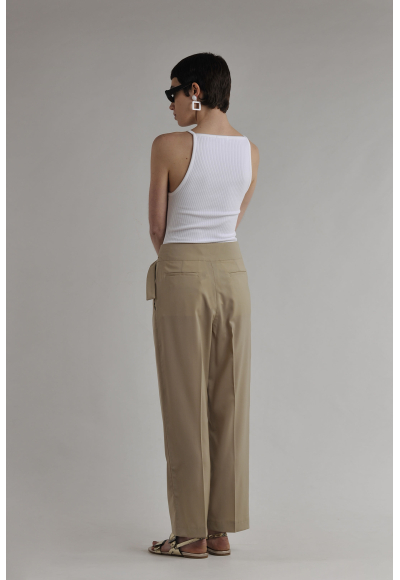 Pantalone Sandrina Frasco di Lana Sabbia