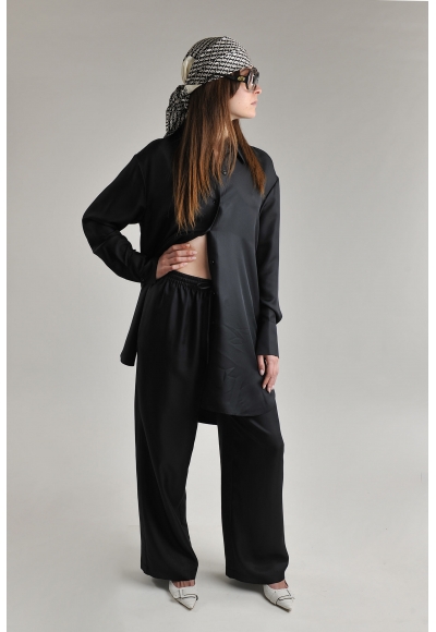 Pantalone 410-30-150 Silk Black