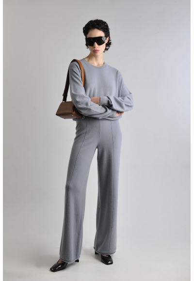 Pantalone Maglia 0182 Cashmere Wool Still Grey