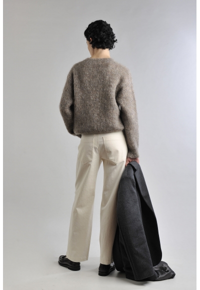 Maglione 8430 Mohair Strech Tortora